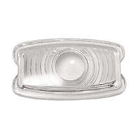 41 Chevrolet Parking Lamp Lens, Clear Glass/42-46 Chevrolet Replacement Back-up Light Lens