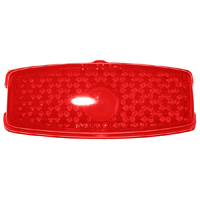 41-48 Chevrolet Fullsize Tail Lamp Lens, Red Glass, Each