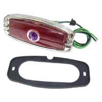 41-48 Chevrolet Fullsize Tail Lamp Assembly w/ Blue Dot, LH, Each