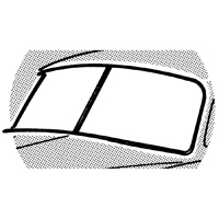 41-48 Chevrolet Passenger Car Exc. Aerosedan, Windshield Seal w/o Chrome Provision