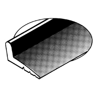 41-48 Chevrolet Full Size Rear Bumper To Body Seal