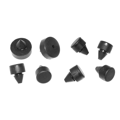 40-41 Chevrolet Full Size Hood Side Bumper Kit, 8-Piece Set