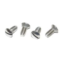 37-48 Chevrolet Full Size Chrome Door Dove Tail Wedge Plate Screw Kit