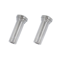 58-60 Chevrolet Full Size Car Door Lock Knobs, Chrome Plated Brass, Pair