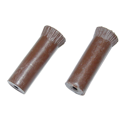 36-48 Chevrolet Full Size Brown Door Lock Knobs, Pair
