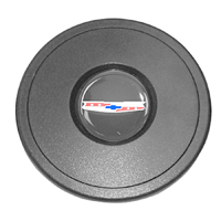 Chevrolet Car Volante Steering Wheel Horn Cap, Black w/55-57 Logo