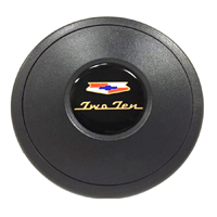 Chevrolet Car Volante Steering Wheel Horn Cap, Black w/55-57 Logo 