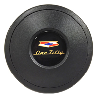 Chevrolet Car Volante Steering Wheel Horn Cap, Black w/55-57 Logo, 