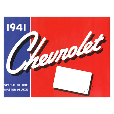 41 Chevrolet Full Size Car - Sales Brochure