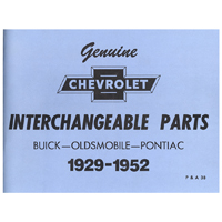 29-52 Chevrolet Car - Interchangeable Parts Catalog