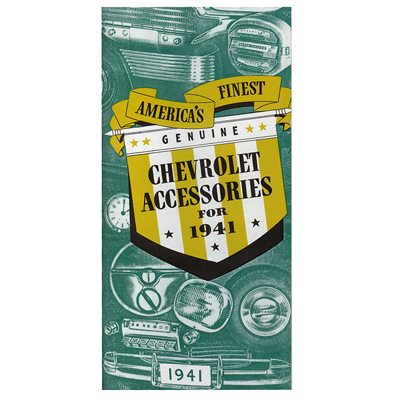 41 Chevrolet Car Accessory Book
