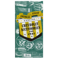 41 Chevrolet Car Accessory Book