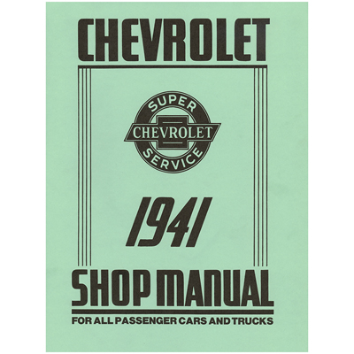 41 Chevrolet Car - Shop Manual