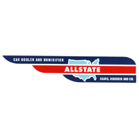 **CALL** 41-54 Chevrolet Full Size Car - ALLSTATE Swamp Cooler Decal