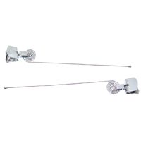 Vintage Style Curb Feelers, Universal w/Hardware, Pair