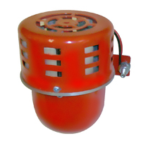 1950's Style Fire Siren, Red, 12 Volt