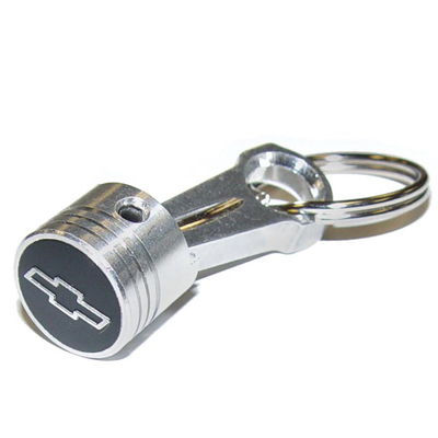 Chevrolet Bow Tie Piston Key Chain