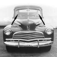 41-48 Chevrolet All (Exc. Aerosedan) LH or RH Clear Windshield
