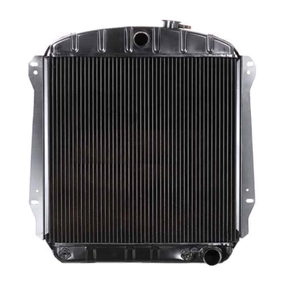 42-48 Chevrolet Radiator, V8 4-Row Conversion, w/ Trans Cooler
