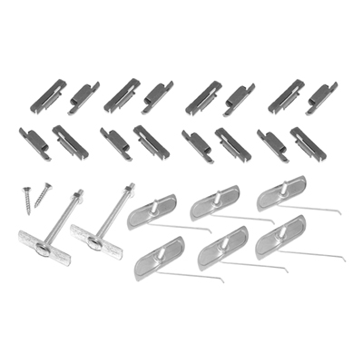 42-48 Chevrolet Passenger Car Rocker Panel Molding Clip Kit, w/ Flat Type Clips