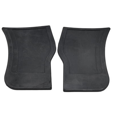 42-48 Chevrolet Passenger Car Rear Fender Rubber Gravel Shield Covers, Pair