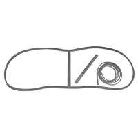 42-48 Chevrolet Aerosedan Series 1007 Windshield Seal