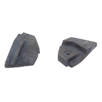 42-48 Chevrolet Full Size Convertible Roofrail Filler To Header Stop, Pair