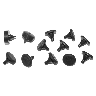 42-48 Chevrolet Full Size Hood Side Bumpers, 12-Piece Set