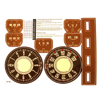 42-46 Chevrolet Full Size - Instrument Refacing Decal Set