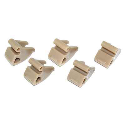 46-48 Chevrolet Full Size - Radio Push Buttons, 5-Piece Set, Tan