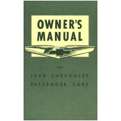 48 Chevrolet Car - Owners Manual