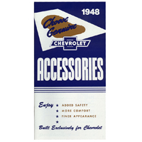 48 Chevrolet Car Accessory Book