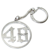 1948 Keychain, Polished Stainless Steel