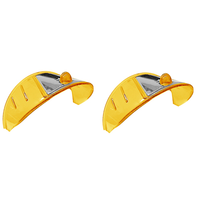 40-57 Chevrolet Headlight Visor, Amber Plastic 7