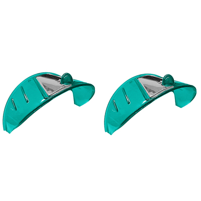 40-57 Chevrolet Headlight Visor, Green Plastic 7