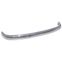 49 Chevrolet Front Bumper,1 Piece with License Guard Holes, Chrome
