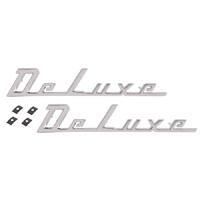 49-50 Chevrolet Fullsize Deluxe Fender Emblems, Pair