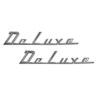 49-50 Chevrolet Fullsize Deluxe Fender Emblems, Pair