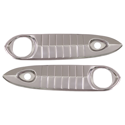 49-54 Chevrolet Passenger Car Door Handle Scratch Guards, Pair