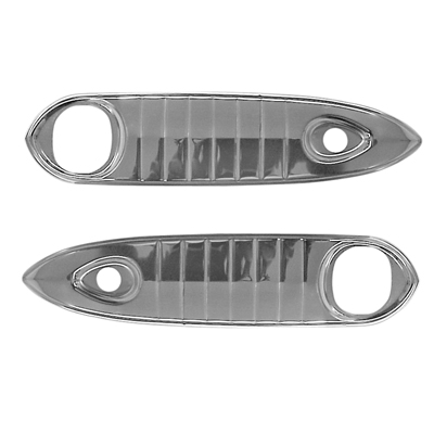 49-54 Chevrolet Passenger Car Door Handle Scratch Guards, Pair
