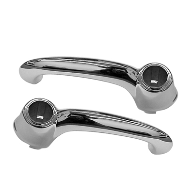 49-52 Chevrolet Passenger Car Exterior Door Handles, Chrome, Pair