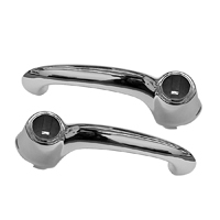 49-52 Chevrolet Passenger Car Exterior Door Handles, Chrome, Pair