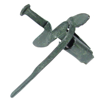 Universal Push-in Clip, Steel 1 1/4