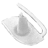 Universal Push-in Clip, Plastic 1 1/4