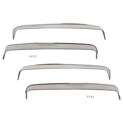 49-52 Chevrolet 4-Door Sedan, Styleline, Deluxe Vent Shades, Set