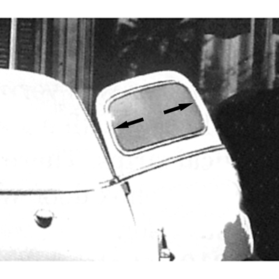 49-52 Chevrolet Styleline Sedan Delivery Rear Cargo Door Window Seal