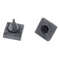 41-57 Chevrolet Sedan & Wagon Lower Door Window Stop Bumpers, Pair