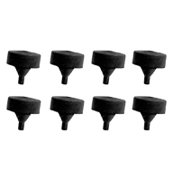 49-52 Chevrolet Full Size Hood Side Bumpers, 8-Piece Set