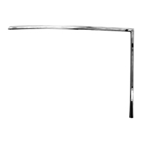 49-52 Chevrolet Convertible, 50-52 Hardtop RH Door Window Frame