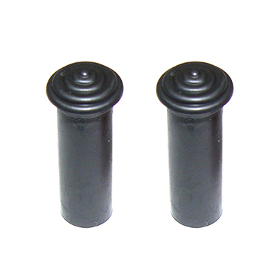 58-60 Chevrolet Full Size Car Door Lock Knob, Black, Pair